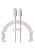 Дата кабель Baseus Habitat Series Fast Charging USB to Lightning 2.4A (2m) (P10360200) Wheat Pink