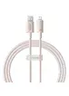 Дата кабель Baseus Habitat Series Fast Charging USB to Lightning 2.4A (2m) (P10360200) Wheat Pink