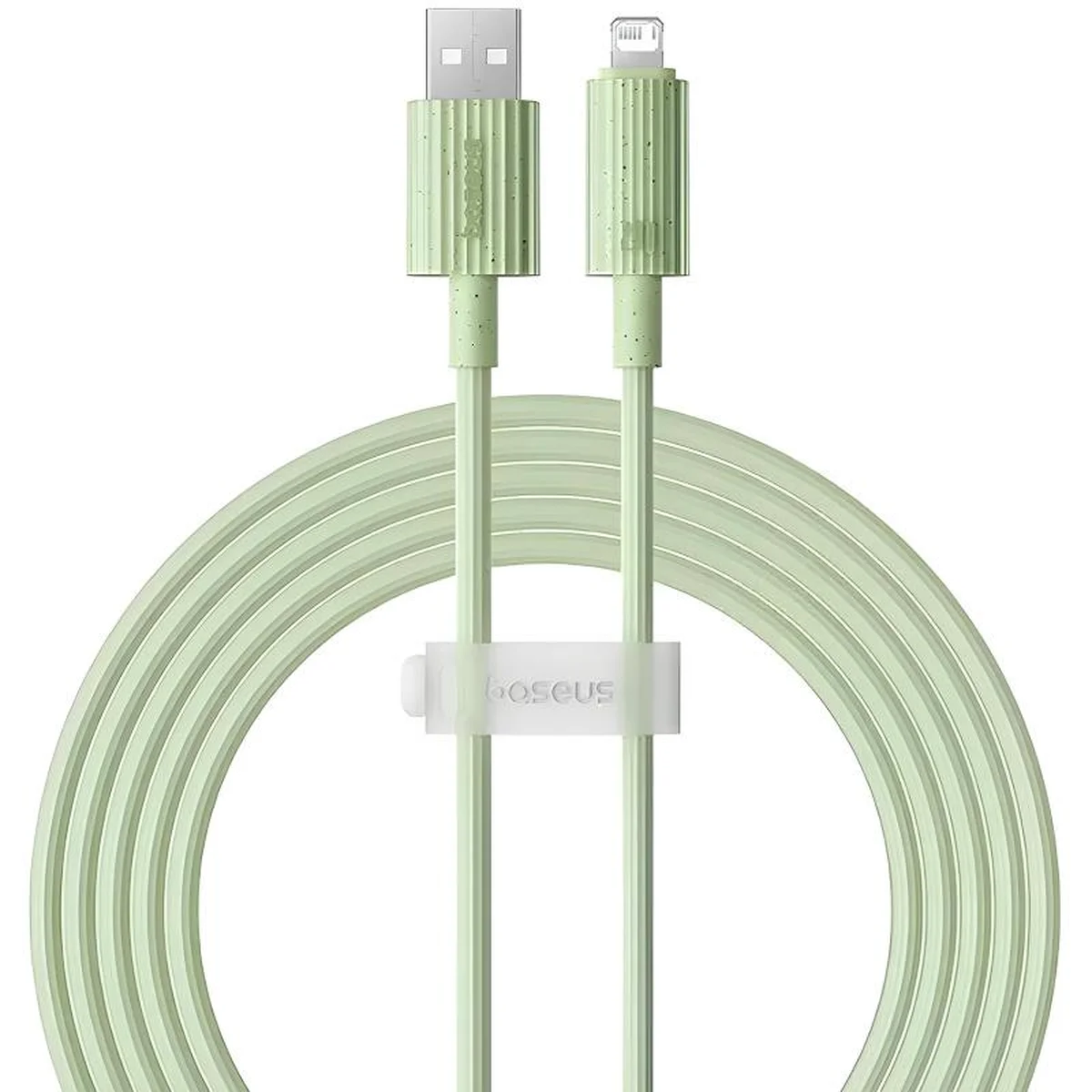 Дата кабель Baseus Habitat Series Fast Charging USB to Lightning 2.4A (2m) (P10360200) Natural Green