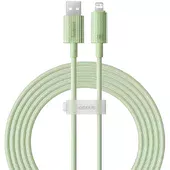 Дата кабель Baseus Habitat Series Fast Charging USB to Lightning 2.4A (2m) (P10360200) Natural Green