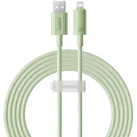 Дата кабель Baseus Habitat Series Fast Charging USB to Lightning 2.4A (2m) (P10360200) Natural Green