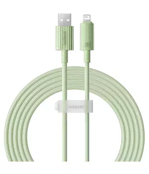 Дата кабель Baseus Habitat Series Fast Charging USB to Lightning 2.4A (2m) (P10360200) Natural Green