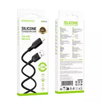 Дата кабель Borofone BX113 Lenny USB to Lightning 2.4A (3m) Black