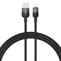Дата кабель Baseus Discolor Series Fast Charging USB to Lightning 2.4A (1m) (P10374900) Cluster Black