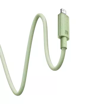 Дата кабель Baseus Habitat Series Fast Charging USB to Lightning 2.4A (1m) (P10360200421-0) Natural Green