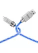 Дата кабель Hoco U113 Solid 2.4A USB to Lightning (1m) Blue