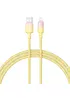 Дата кабель Baseus Discolor Series Fast Charging USB to Lightning 2.4A (1m) (P10374900) Custard Yellow