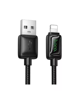 Дата кабель Hoco U146 Mundo USB to Lightning 12W (1.2m) Black