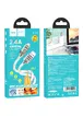 Дата кабель Hoco U113 Solid 2.4A USB to Lightning (1m) Silver