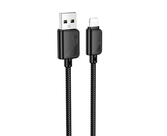 Дата кабель Hoco X113 Beneficio USB to Lightning (1m) Black