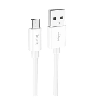 Дата кабель Hoco X87 Magic silicone USB to MicroUSB (1m) White