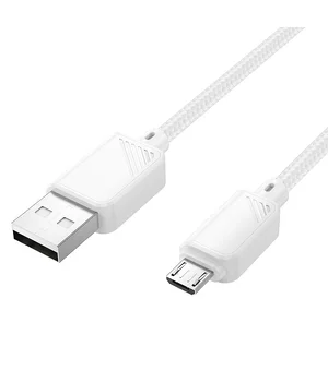 Дата кабель Hoco X113 Beneficio USB to MicroUSB (1m) White