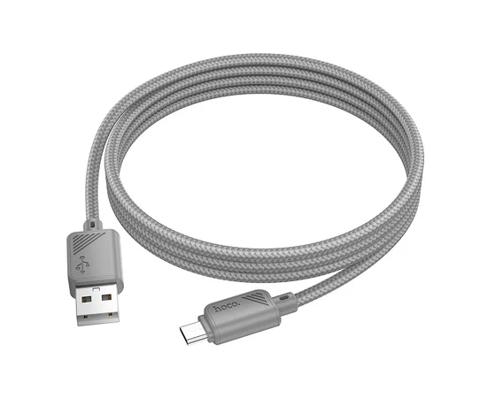 Дата кабель Hoco X113 Beneficio USB to MicroUSB (1m) Gray