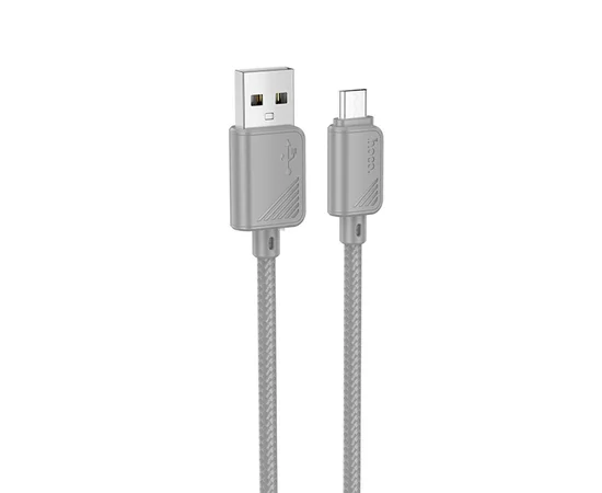 Дата кабель Hoco X113 Beneficio USB to MicroUSB (1m) Gray
