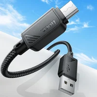 Дата кабель Hoco X113 Beneficio USB to MicroUSB (1m) Black