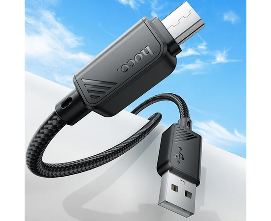 Дата кабель Hoco X113 Beneficio USB to MicroUSB (1m) Black