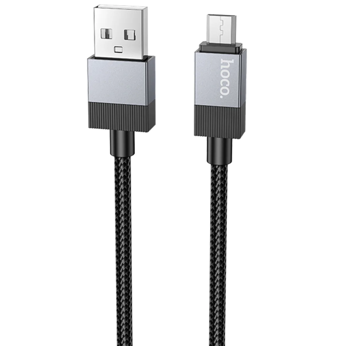 Дата кабель Hoco X110 Honorific USB to MicroUSB 2.4A (1m) Black