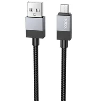 Дата кабель Hoco X110 Honorific USB to MicroUSB 2.4A (1m) Black