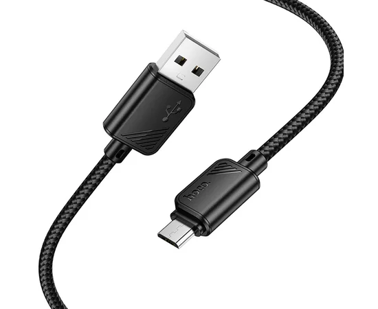 Дата кабель Hoco X113 Beneficio USB to MicroUSB (1m) Black