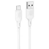 Дата кабель Borofone BX113 Lenny USB to MicroUSB 2.4A (1m) White