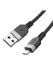 Дата кабель Hoco X109 Energy silicone USB to MicroUSB (3m) Black