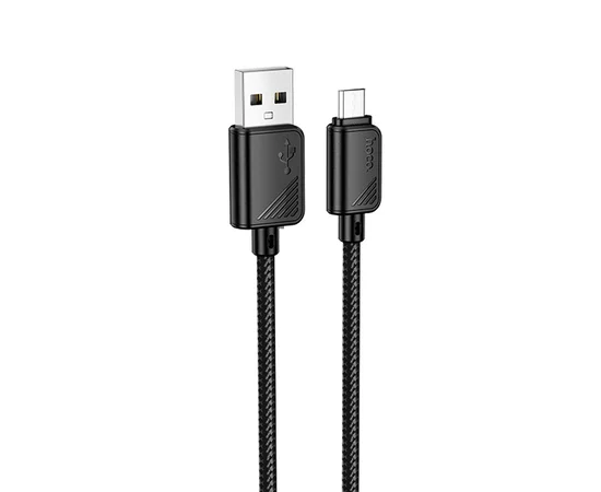 Дата кабель Hoco X113 Beneficio USB to MicroUSB (1m) Black