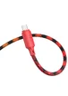 Дата кабель Hoco X116 Meridian USB to MicroUSB 2.4A (1m) Gradient Red Mix