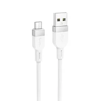 Дата кабель Hoco X109 Energy silicone USB to MicroUSB (1m) White