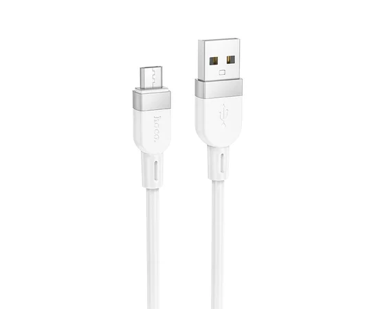 Дата кабель Hoco X109 Energy silicone USB to MicroUSB (1m) White