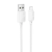 Дата кабель Hoco X113 Beneficio USB to MicroUSB (1m) White