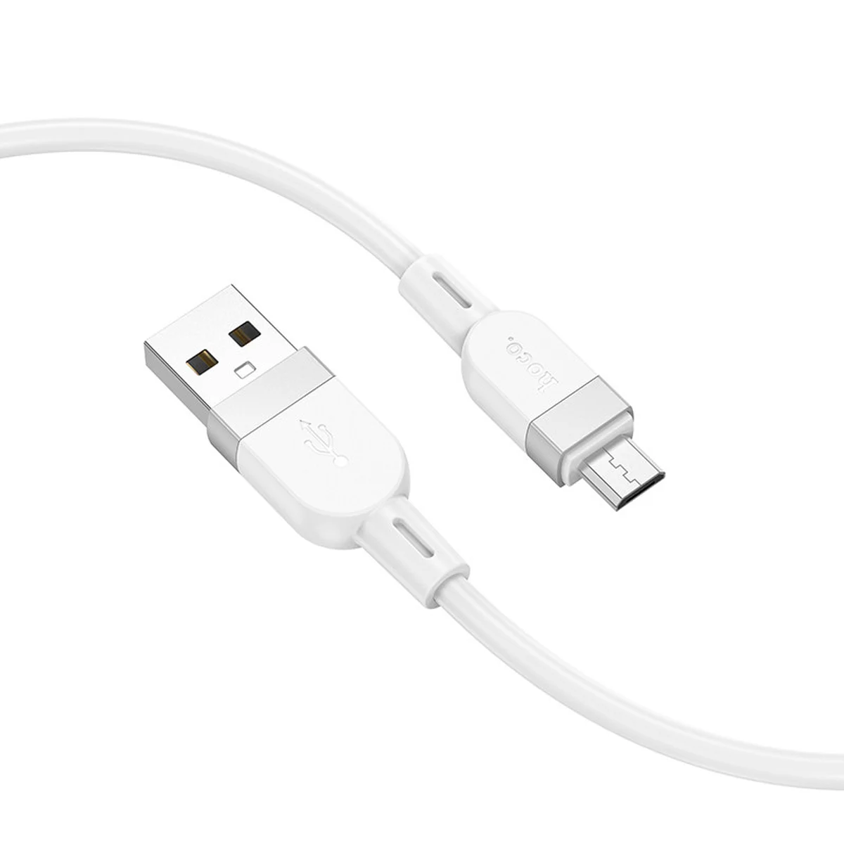 Дата кабель Hoco X109 Energy silicone USB to MicroUSB (1m) White