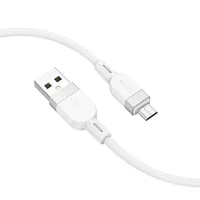 Дата кабель Hoco X109 Energy silicone USB to MicroUSB (1m) White