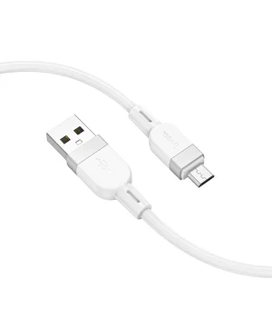 Дата кабель Hoco X109 Energy silicone USB to MicroUSB (1m) White
