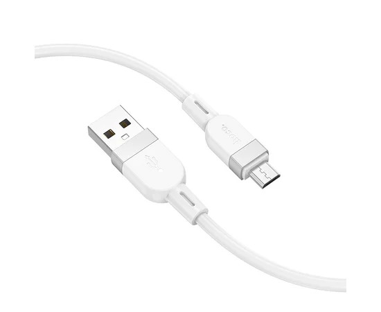 Дата кабель Hoco X109 Energy silicone USB to MicroUSB (1m) White