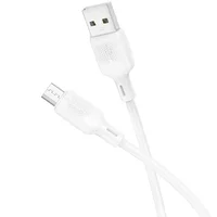 Дата кабель Borofone BX113 Lenny USB to MicroUSB 2.4A (1m) White
