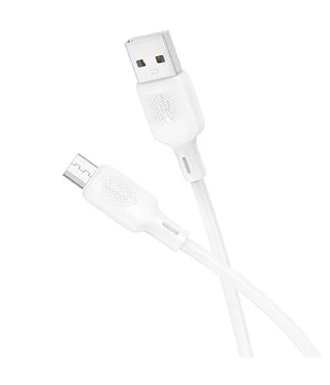 Дата кабель Borofone BX113 Lenny USB to MicroUSB 2.4A (1m) White