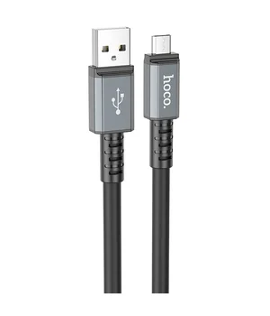 Дата кабель Hoco X85 Strength USB to MicroUSB (1m) Black Дата кабель Hoco X85 Strength USB to MicroUSB (1m) Black