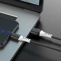 Дата кабель Hoco X82 Silicone USB to MicroUSB (1m) Black