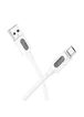 Дата кабель Borofone BX114 Structure USB to MicroUSB 2.4A (1m) White