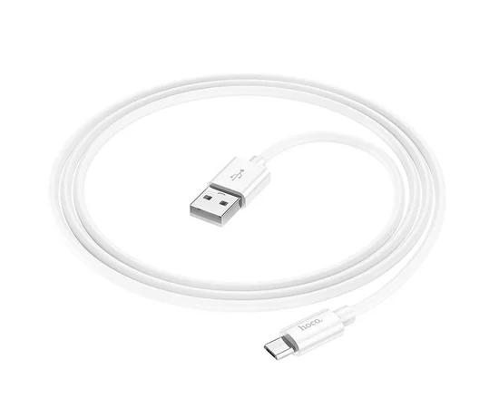 Дата кабель Hoco X87 Magic silicone USB to MicroUSB (1m) White