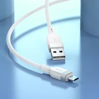 Дата кабель Hoco X109 Energy silicone USB to MicroUSB (1m) White