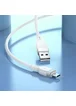 Дата кабель Hoco X109 Energy silicone USB to MicroUSB (1m) White