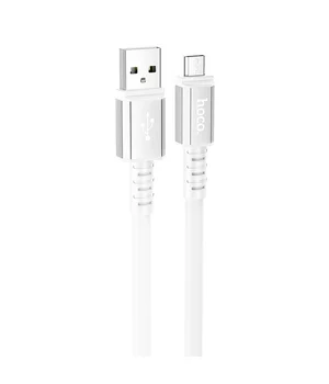 Дата кабель Hoco X85 Strength USB to MicroUSB (1m) White Дата кабель Hoco X85 Strength USB to MicroUSB (1m) White