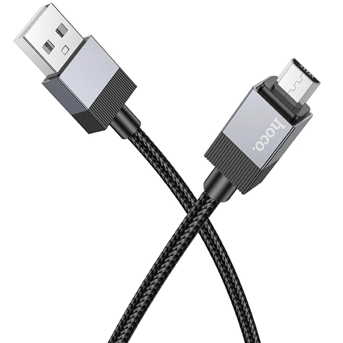 Дата кабель Hoco X110 Honorific USB to MicroUSB 2.4A (1m) Black