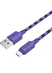Дата кабель Hoco X116 Meridian USB to MicroUSB 2.4A (1m) Gradient Purple Mix