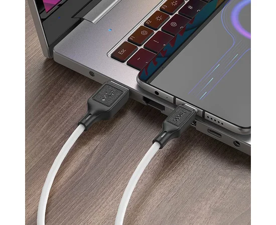 Дата кабель Hoco X90 Cool silicone USB to MicroUSB (1m) White