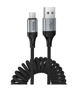 Дата кабель Hoco X121 Nuevo USB to MicroUSB 2.4A (1.5m) Black