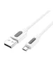 Дата кабель Borofone BX114 Structure USB to MicroUSB 2.4A (1m) White