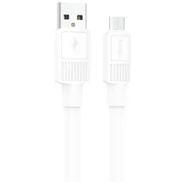 Дата кабель Hoco X84 Solid USB to MicroUSB (1m) White