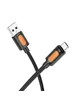 Дата кабель Borofone BX114 Structure USB to MicroUSB 2.4A (1m) Black